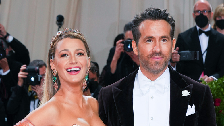 Blake Lively and Ryan Reynolds at the Met Gala