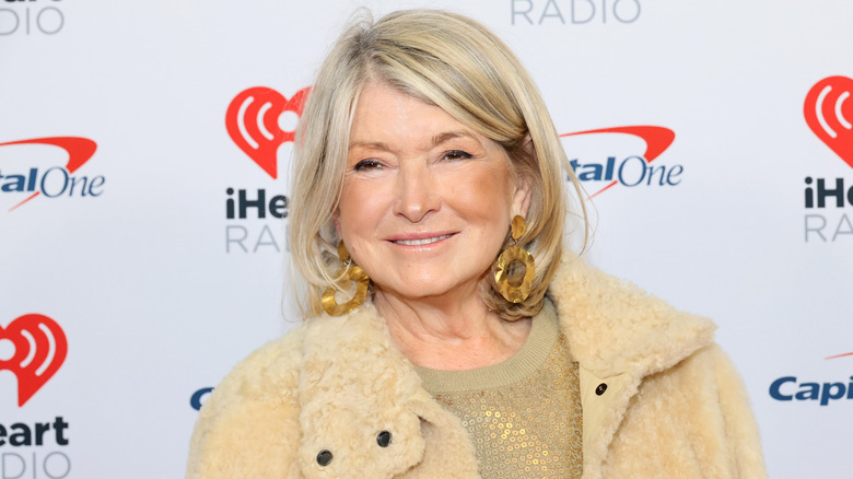 Martha Stewart posing for photos