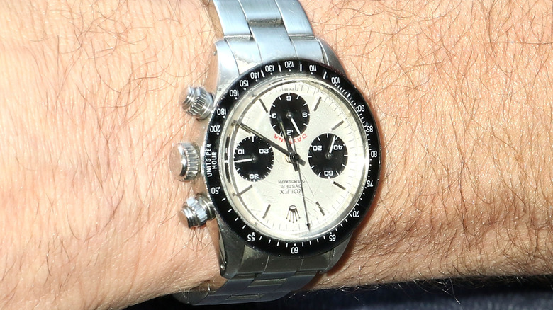 close-up of Ryan Seacrest's Rolex