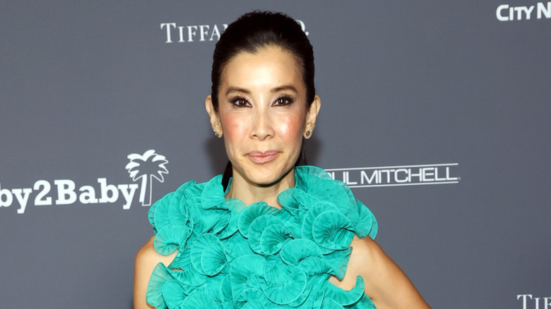Lisa Ling on a 2021 red carpet