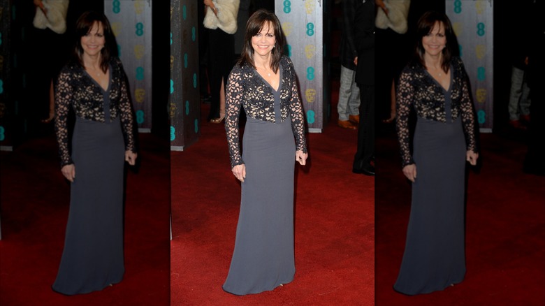 Sally Field smiling for a photo at the 2013 BAFTA Awards