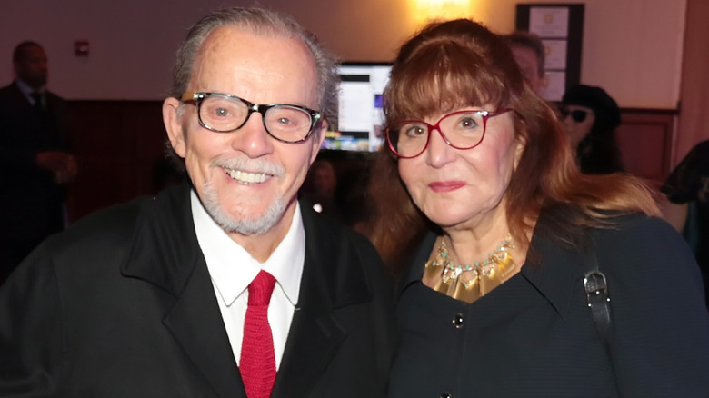Karl Soderlund and Sally Jessy Raphael smiling together