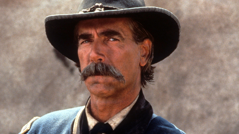 Sam Elliott acting in Gettysburg.
