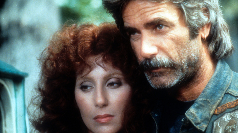 Cher and Sam Elliott acting in Mask.