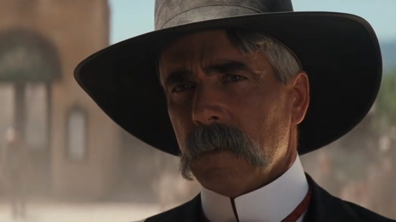 Sam Elliott acting in Tombstone.