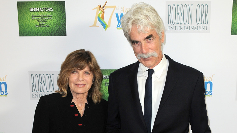 Katharine Ross and Sam Elliott smiling together