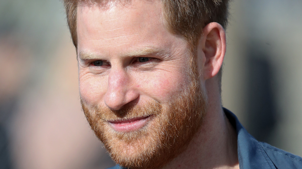 Prince Harry smiling