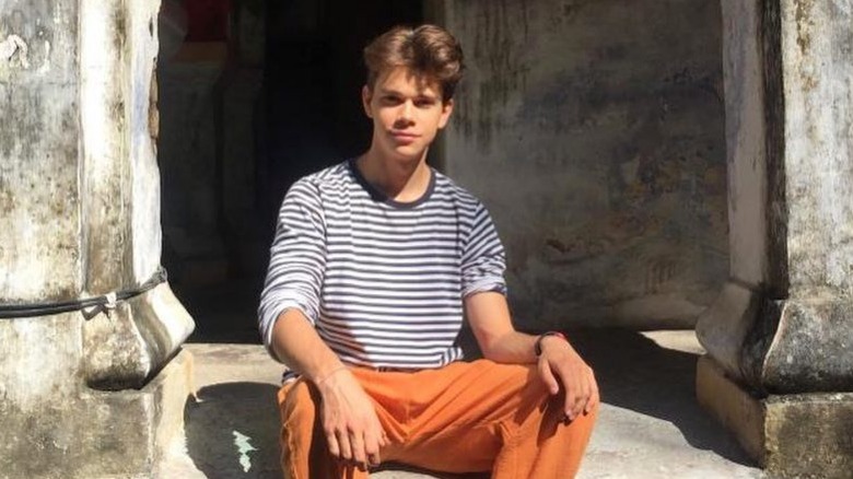 Samuel Chatto pictured in India