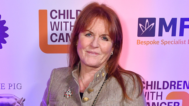 Sarah Ferguson smiling at an event