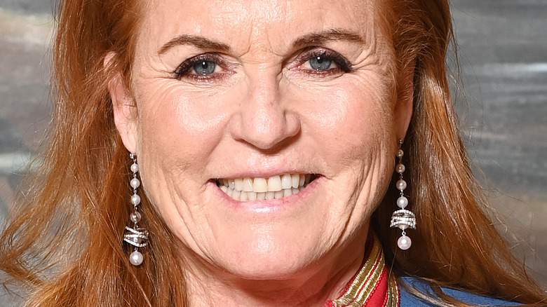 Sarah Ferguson smiling at the camera