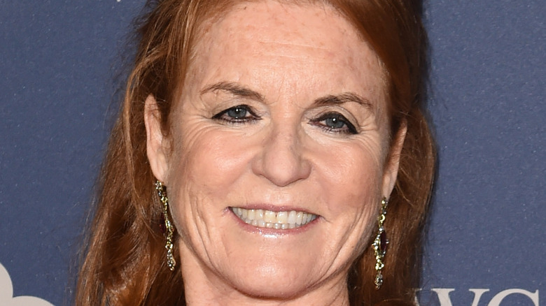 Sarah Ferguson smiling at event