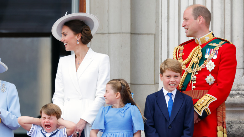 William, Katherine, and their children 