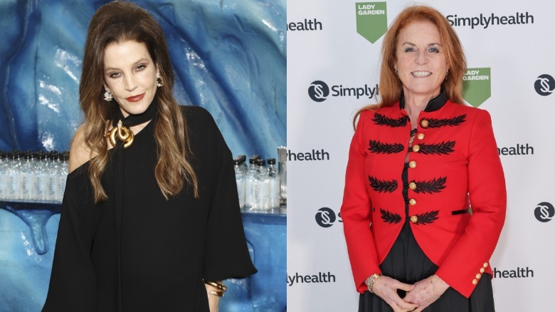 Lisa Marie Presley and Sarah Ferguson