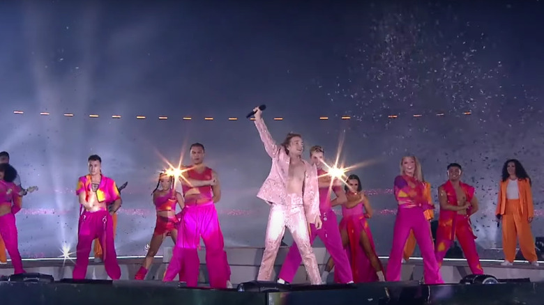 Darren Hayes performs at Sydney LGBTQ Mardi Gras