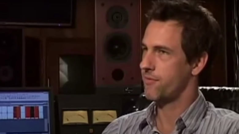 Daniel Jones in recording studio