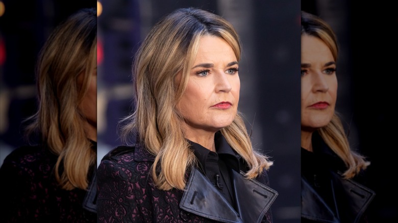 Savannah Guthrie frowning
