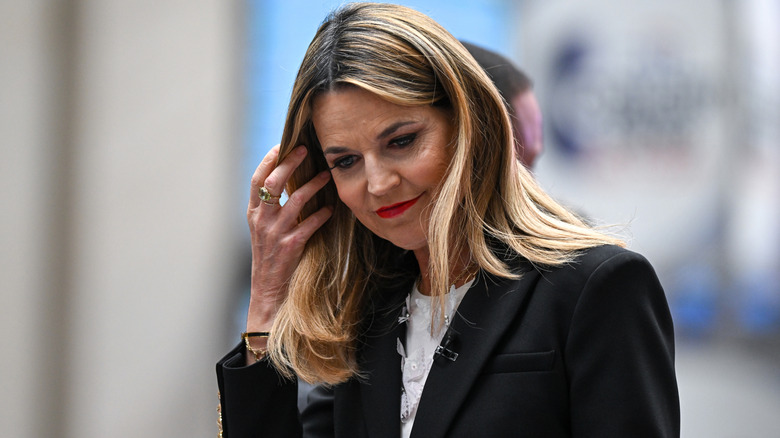 Savannah Guthrie is seen on NBC's "Today" Citi Concert Series at Rockefeller Plaza on May 13, 2025 in New York City.