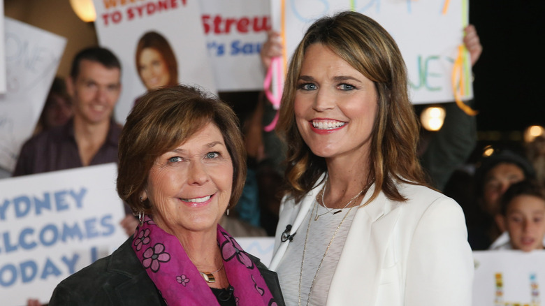 Nancy and Savannah Guthrie smiling