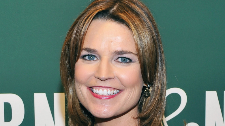 Savannah Guthrie smiling at a promo event in 2011