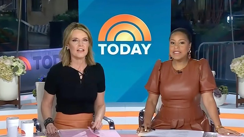 Savannah Guthrie and Sheinelle Jones on "Today" in 2023