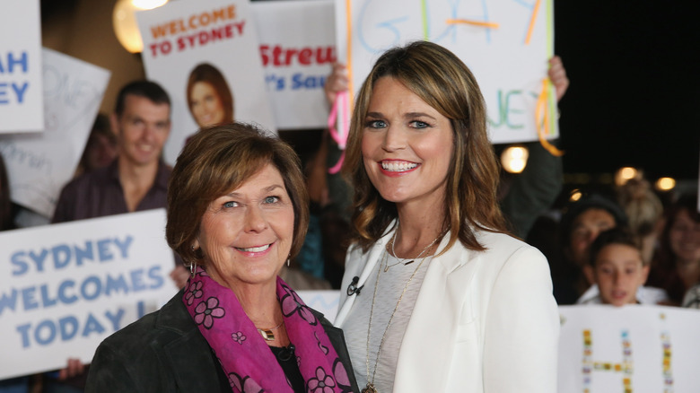 Savannah Guthrie and mother Nancy Guthrie
