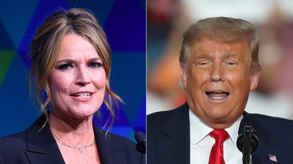 Savannah Guthrie, Donald Trump