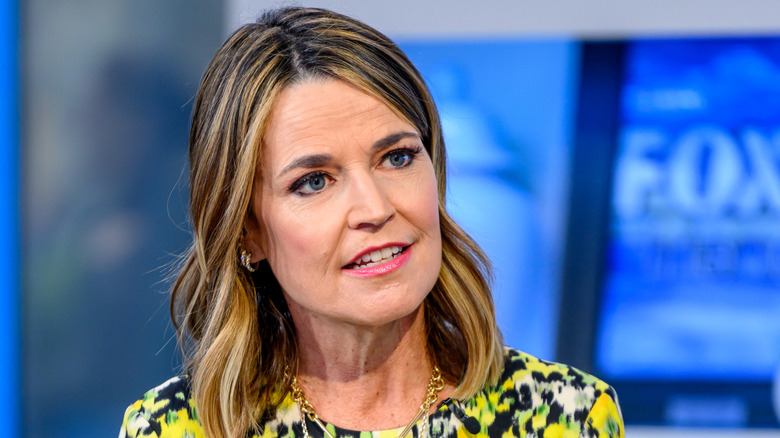 Savannah Guthrie talking