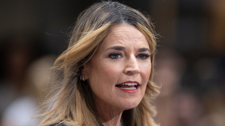 Savannah Guthrie speaking on the Today show