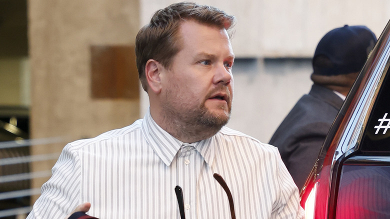 James Corden attends day four of the 2025 US Open Tennis Championships at USTA Billie Jean King National Tennis Center on August 27, 2025 in Flushing Meadows, Queens, New York City.