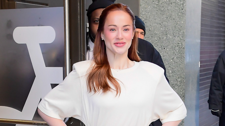 Whitney Leavitt poses outside of Good Morning America