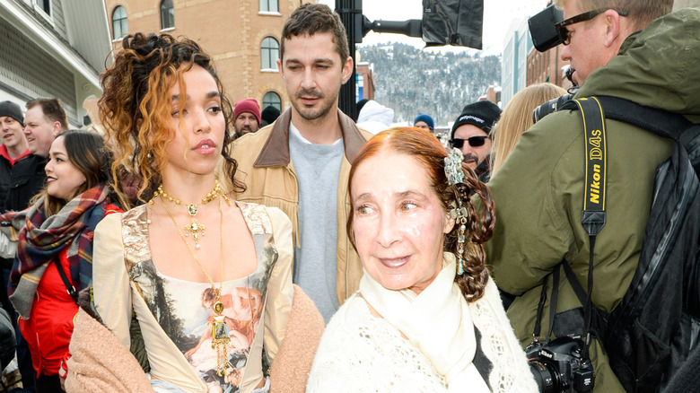 FKA twigs, actor Shia LaBeouf, visual artist Shayna Saide attend the 2019 Sundance Film Festival on January 25, 2019.