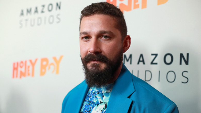 Shia LaBeouf at the premiere of "Honey Boy."
