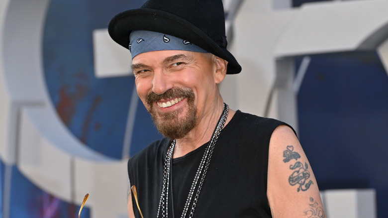 Billy Bob Thornton at the premiere of The Gray Man in 2022