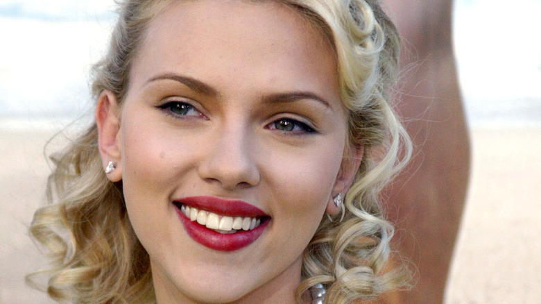 Scarlet Johansson smiling