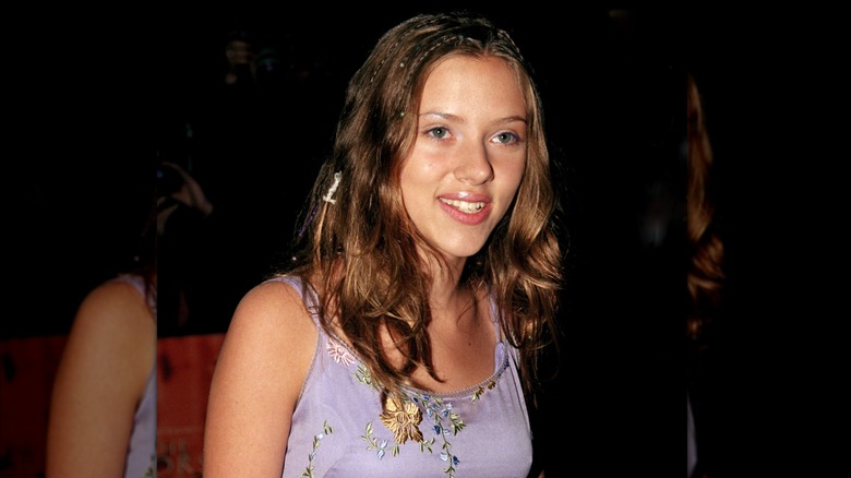 Scarlett Johansson attending the 1998 premiere of "The Horse Whisperer"