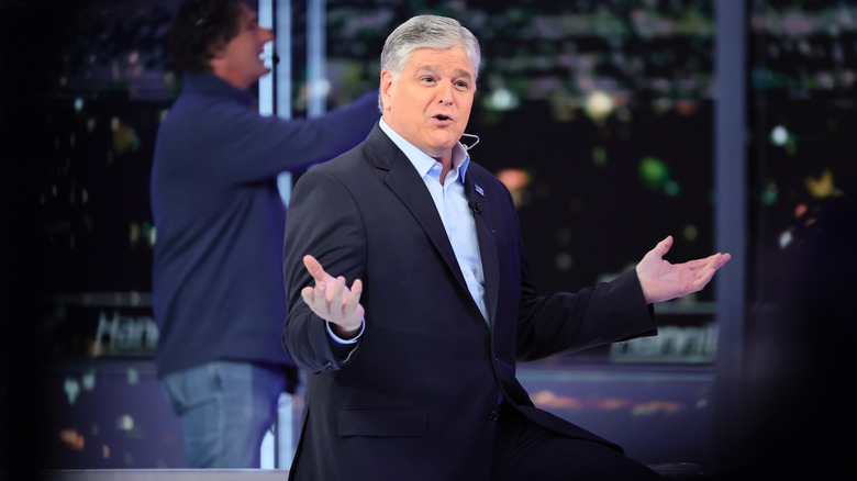 Sean Hannity looking perplexed
