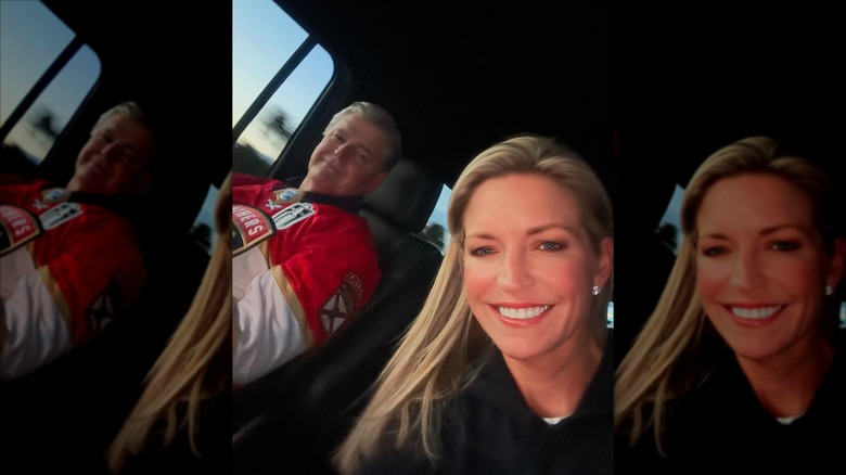 Sean Hannity and Ainsley Earhardt ride in a car together