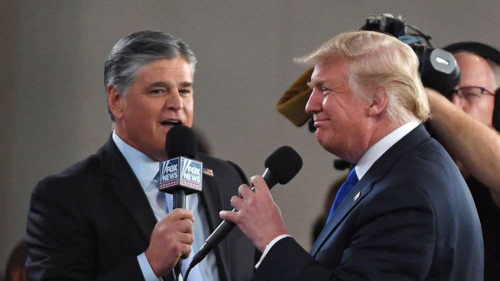 Sean Hannity and President Trump