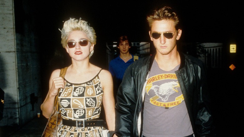 Madonna and Sean Penn in photographed in 1986