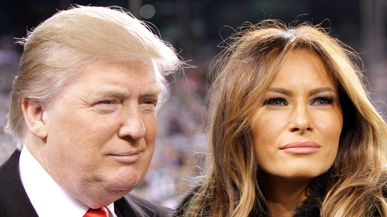 Donald and Melania Trump in 2011