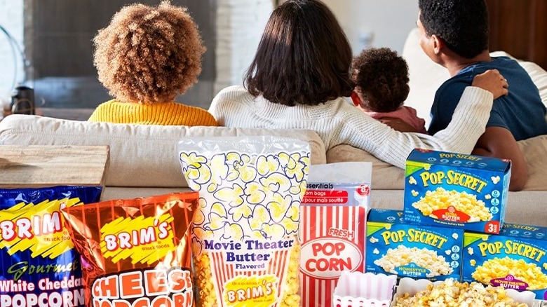 popcorn in a bowl