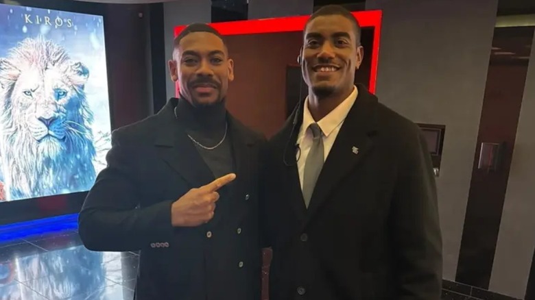 Aaron Pierre and Soufian Boucetta posing together