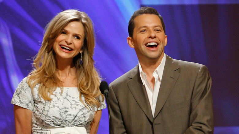 Kyra Sedgwick and Jon Cryer announce the nominees for the 59th Annual Primetime Emmy Awards held at the Academy of Television, Arts & Sciences on July 19, 2007 in North Hollywood, California.