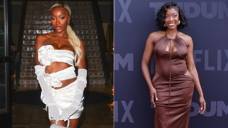 Two side-by-side images of Selling Sunset's Chelsea Lazkani.