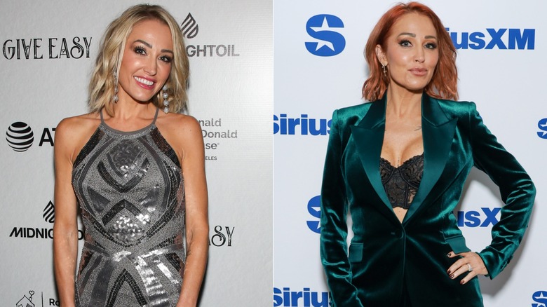 Two side-by-side images of Selling Sunset's Mary Bonnet