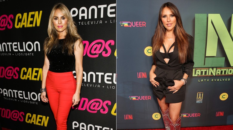 Two side-by-side images of Selling Sunset's Vanessa Villela.