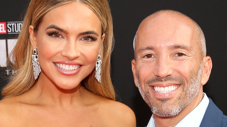 Chrishell and Jason on the red carpet