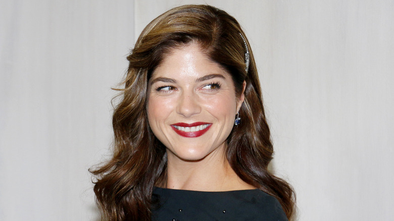 Selma Blair smiling