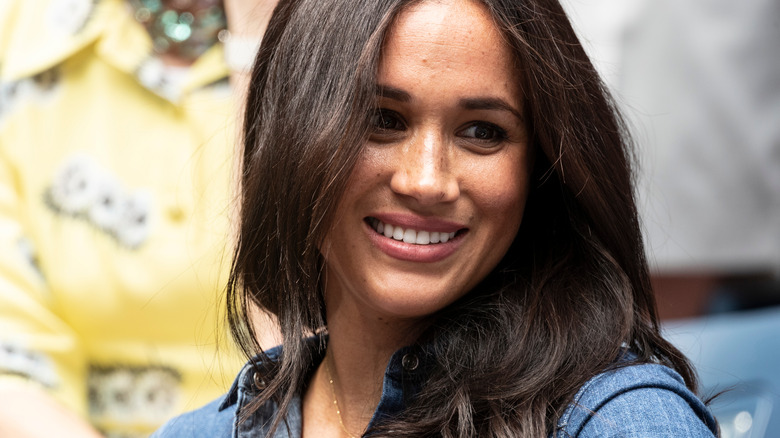 Meghan Markle smiling
