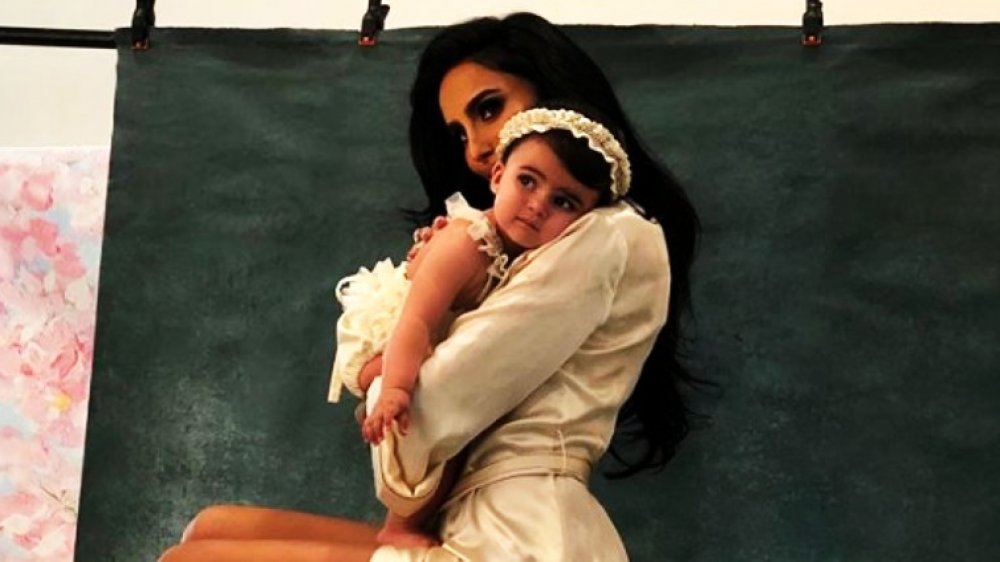 Lilly Ghalichi and her baby Alara just a few weeks after Mir filed for divorce